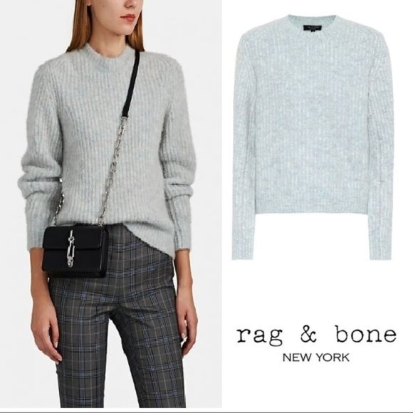 rag & bone Sweaters - Rag & Bone Jonie Alpaca Wool Blend Ribbed Sweater